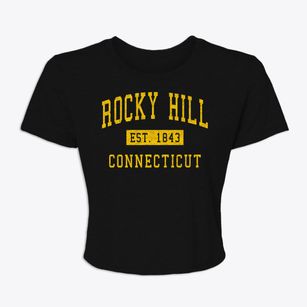 Rocky Hill Connecticut Classic Established Women's Crop Top