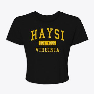 Haysi Virginia Classic Established Women's Crop Top