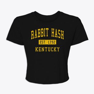 Rabbit Hash Kentucky Classic Established Women's Crop Top
