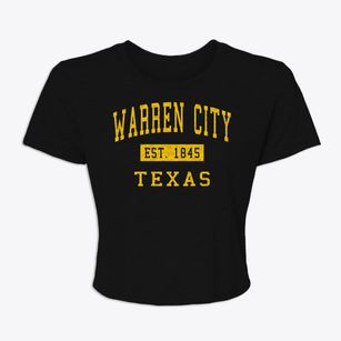 Warren City Texas Classic Established Women's Crop Top