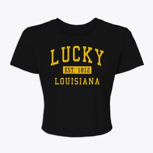 Lucky Louisiana Classic Established Women's Crop Top