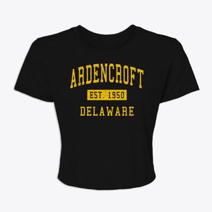 Ardencroft Delaware Classic Established Women's Crop Top