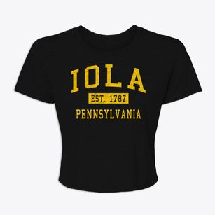 Iola Pennsylvania Classic Established Women's Crop Top