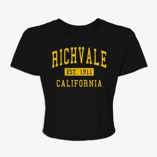 Richvale California Classic Established Women's Crop Top