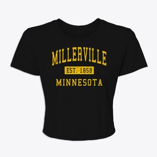 Millerville Minnesota Classic Established Women's Crop Top