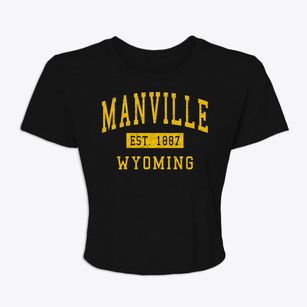 Manville Wyoming Classic Established Women's Crop Top
