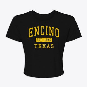 Encino Texas Classic Established Women's Crop Top