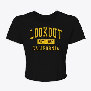 Lookout California Classic Established Women's Crop Top