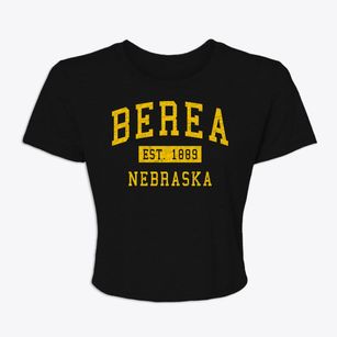 Berea Nebraska Classic Established Women's Crop Top