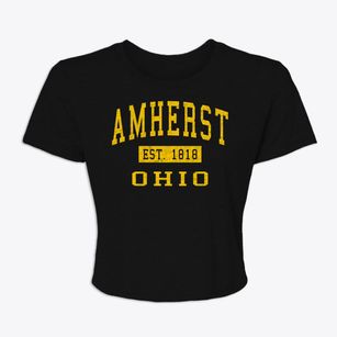 Amherst Ohio Classic Established Women's Crop Top