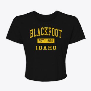 Blackfoot Idaho Classic Established Women's Crop Top