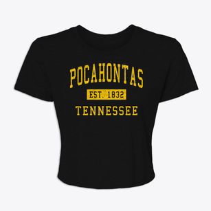 Pocahontas Tennessee Classic Established Women's Crop Top