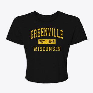 Greenville Wisconsin Classic Established Women's Crop Top