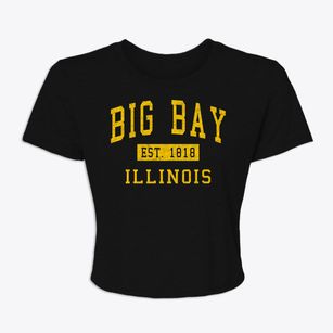 Big Bay Illinois Classic Established Women's Crop Top