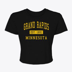 Grand Rapids Minnesota Classic Established Women's Crop Top