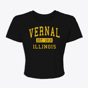 Vernal Illinois Classic Established Women's Crop Top