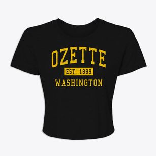 Ozette Washington Classic Established Women's Crop Top