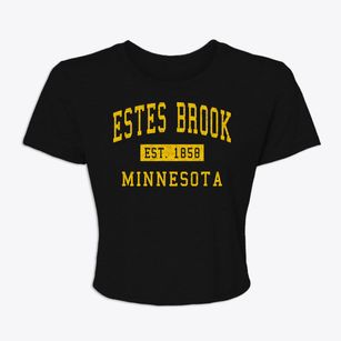 Estes Brook Minnesota Classic Established Women's Crop Top