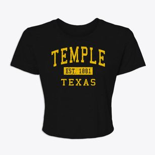 Temple Texas Classic Established Women's Crop Top