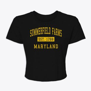 Summerfield Farms Maryland Classic Established Women's Crop Top