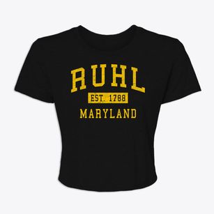 Ruhl Maryland Classic Established Women's Crop Top