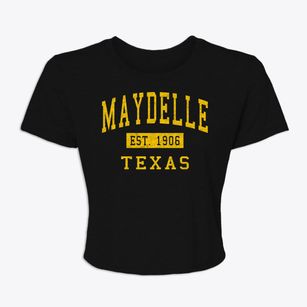 Maydelle Texas Classic Established Women's Crop Top