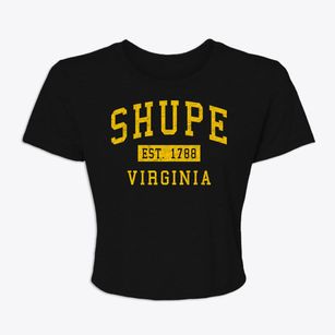 Shupe Virginia Classic Established Women's Crop Top