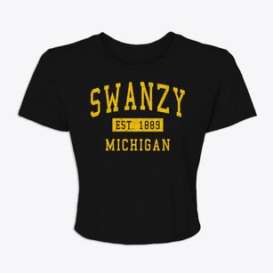 Swanzy Michigan Classic Established Women's Crop Top