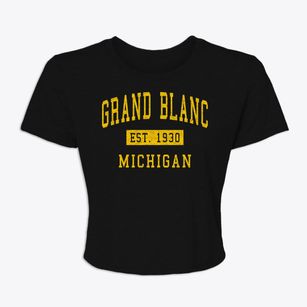 Grand Blanc Michigan Classic Established Women's Crop Top