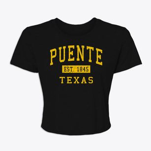 Puente Texas Classic Established Women's Crop Top