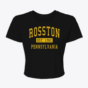 Rosston Pennsylvania Classic Established Women's Crop Top