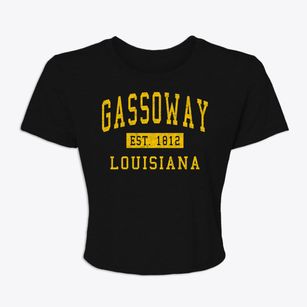 Gassoway Louisiana Classic Established Women's Crop Top