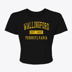 Wallingford Pennsylvania Classic Established Women's Crop Top