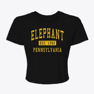 Elephant Pennsylvania Classic Established Women's Crop Top