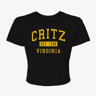 Critz Virginia Classic Established Women's Crop Top
