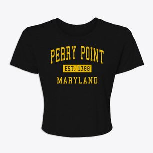 Perry Point Maryland Classic Established Women's Crop Top