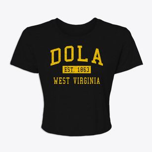 Dola West Virginia Classic Established Women's Crop Top