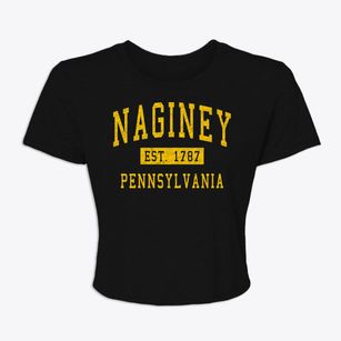 Naginey Pennsylvania Classic Established Women's Crop Top