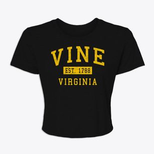 Vine Virginia Classic Established Women's Crop Top
