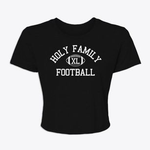Holy Family Parish Classic Football Women's Crop Top