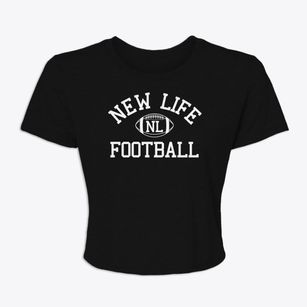 New Life Christian School Classic Football Women's Crop Top