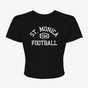 Saint Monica School Classic Football Women's Crop Top