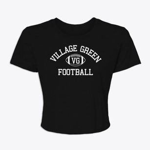 Village Green Christian School Classic Football Women's Crop Top