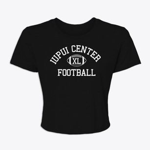 Iupui Center For Young Children Classic Football Women's Crop Top