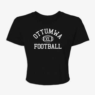 Ottumwa Christian School Classic Football Women's Crop Top
