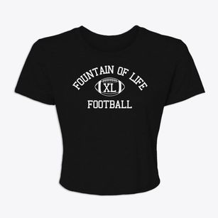 Fountain Of Life Lutheran School Classic Football Women's Crop Top