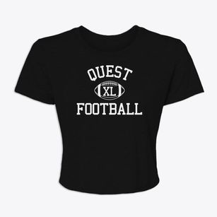 Quest School Classic Football Women's Crop Top