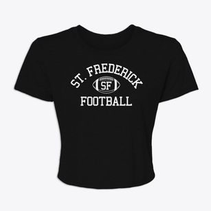 Saint Frederick High School Classic Football Women's Crop Top