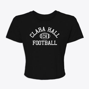 Clara Hall Accelerated School Classic Football Women's Crop Top