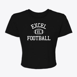 Excel Academy Charter Classic Football Women's Crop Top